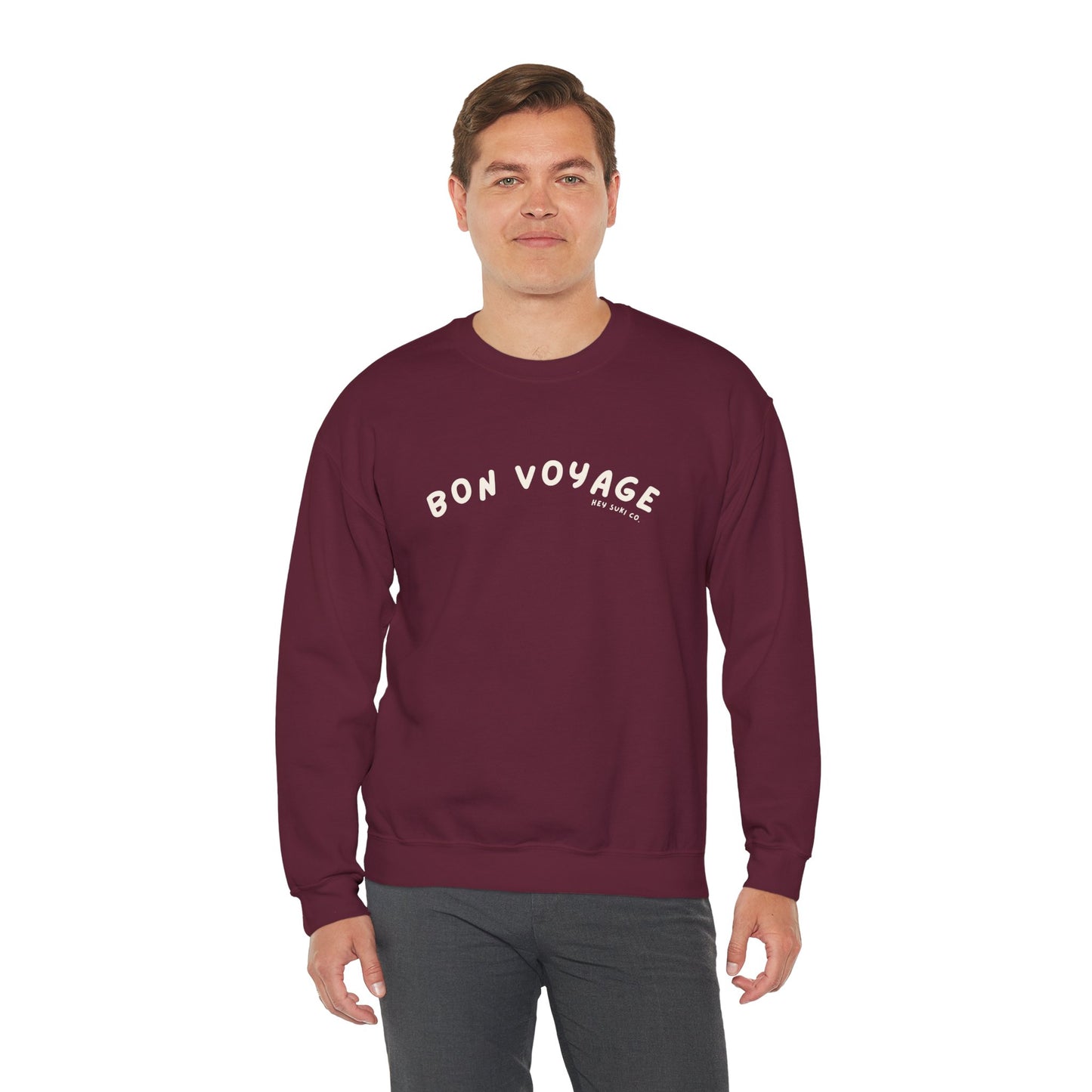Bon Voyage - Cabernet - Crewneck