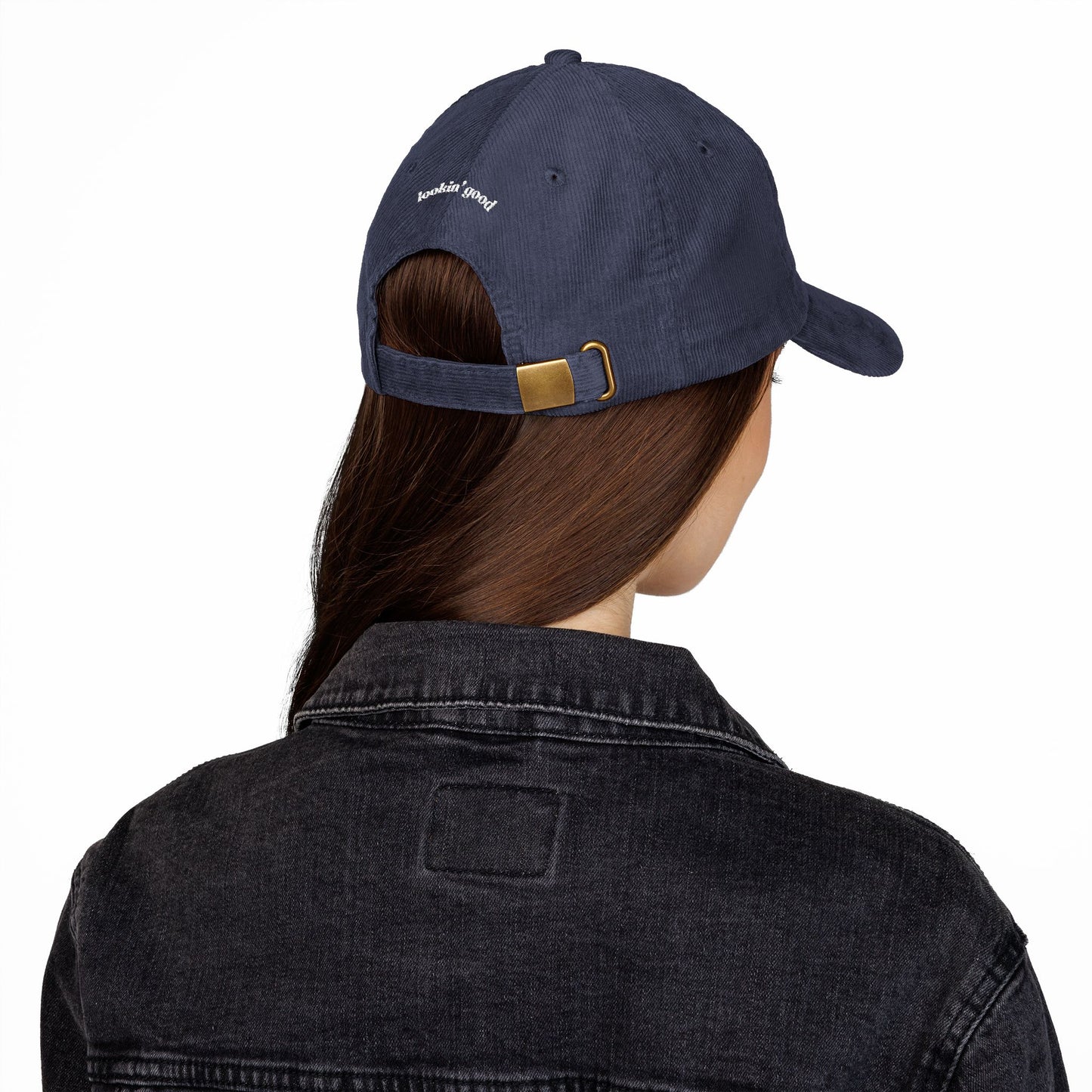 Lookin' Good - Navy - Corduroy Baseball Cap