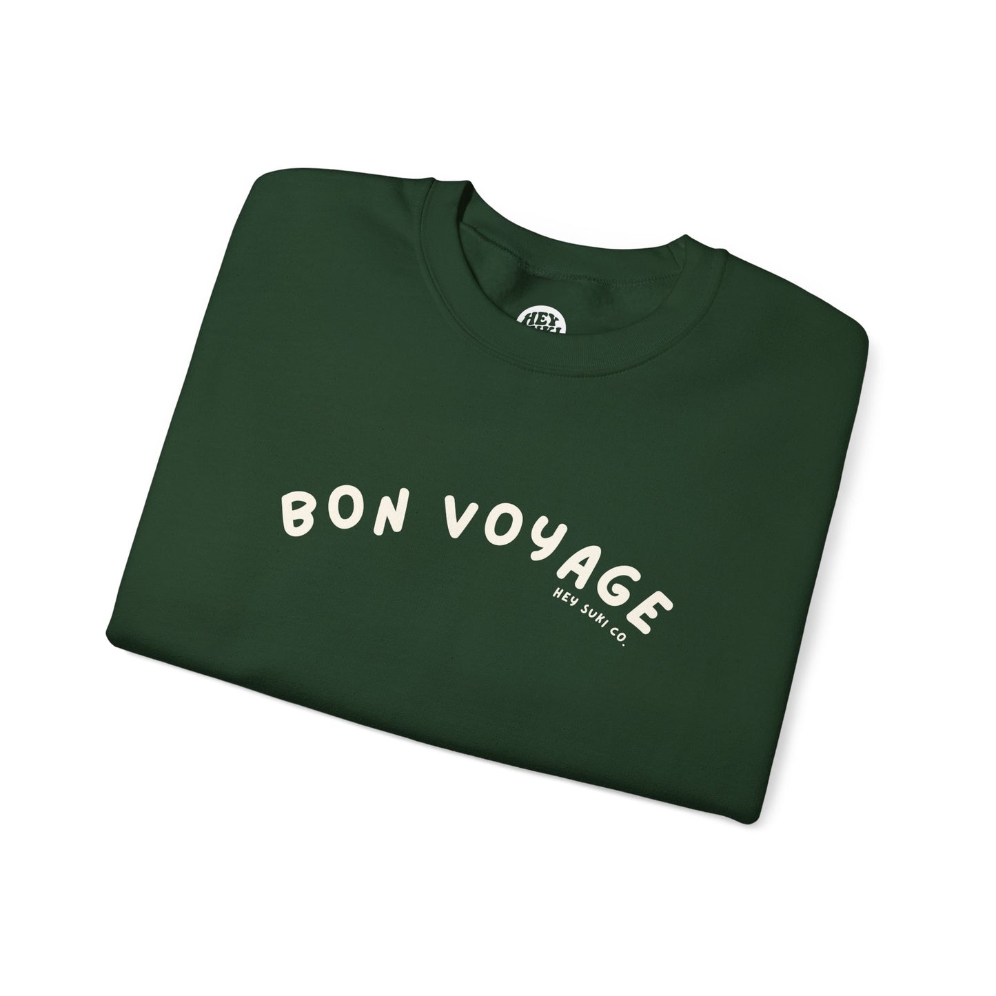Bon Voyage - Dark Olive - Crewneck
