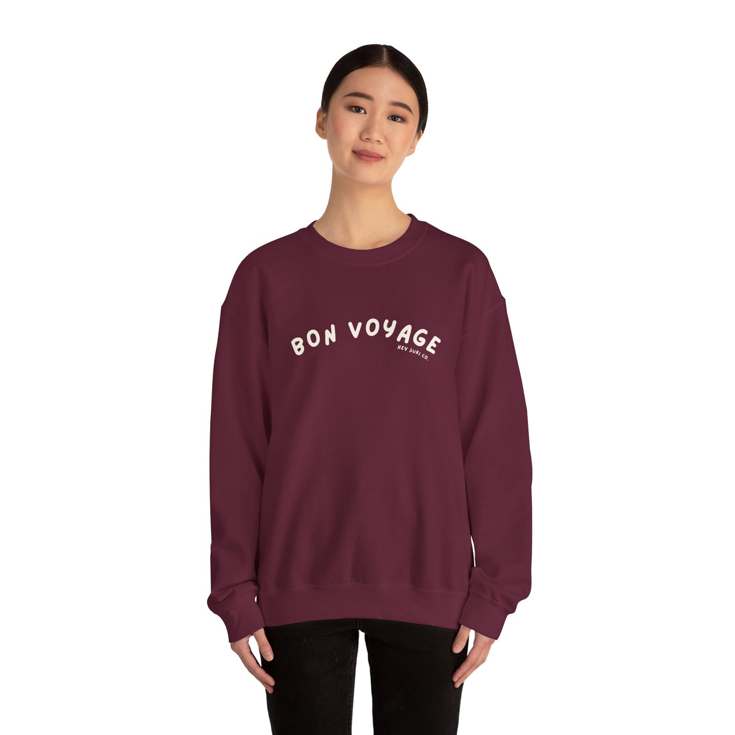 Bon Voyage - Cabernet - Crewneck