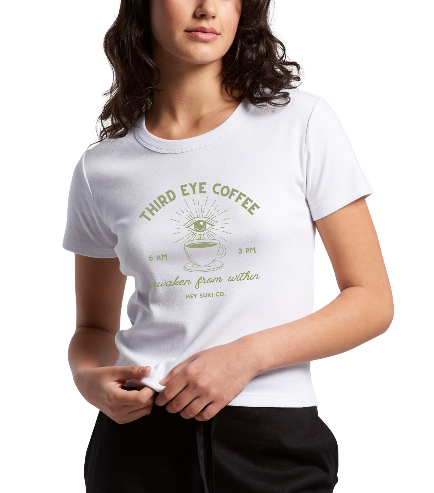 Third Eye Coffee - Women's Baby Tee