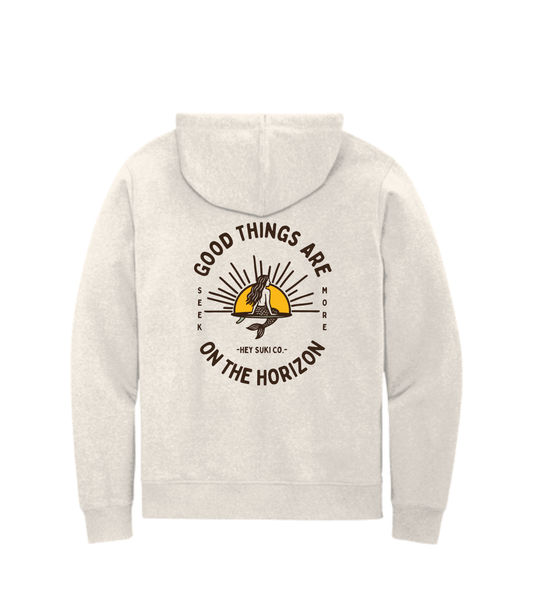 Good Things - Heather Sand - Zip-up Hoodie