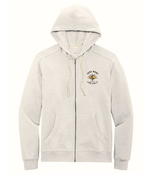 Good Things - Heather Sand - Zip-up Hoodie