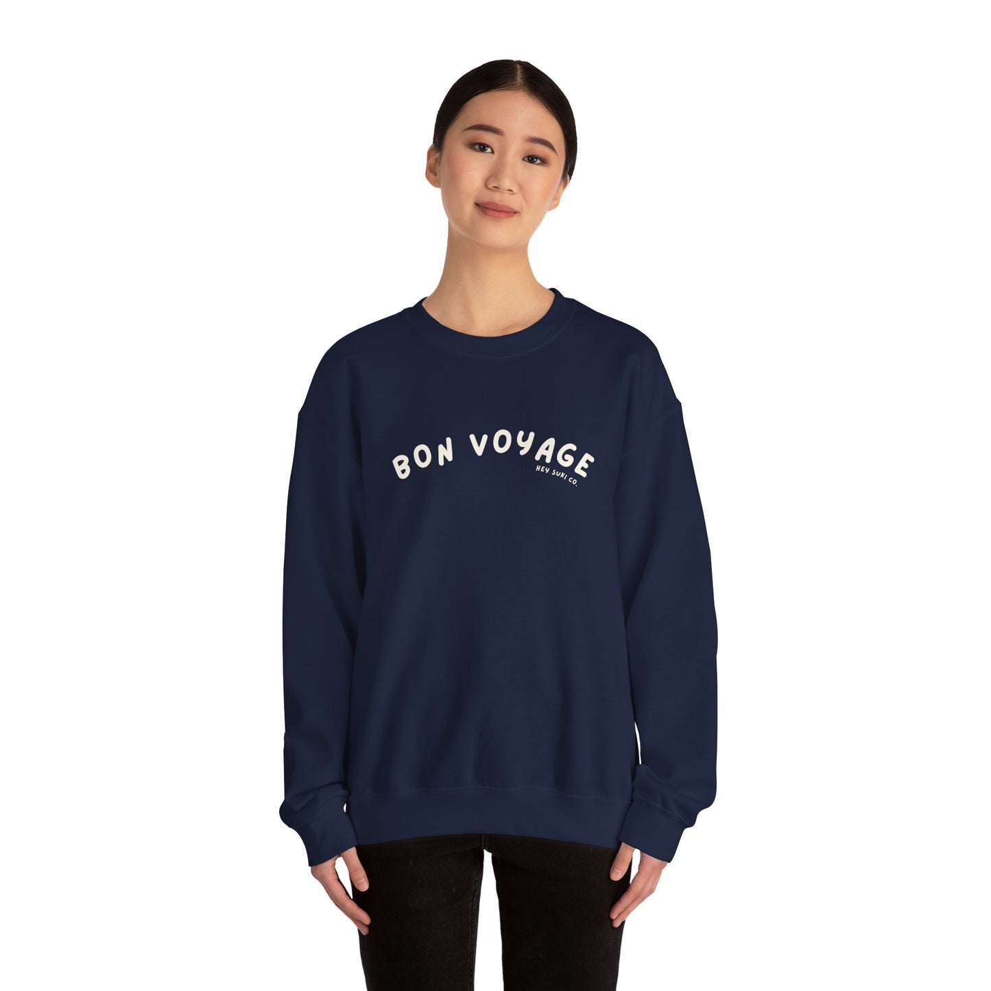 Bon Voyage - Navy - Crewneck